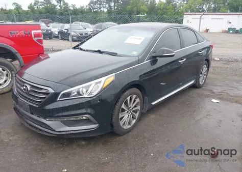 2017 Hyundai Sonata Sport from USA, damaged, VIN 5NPE34AFXHH514489